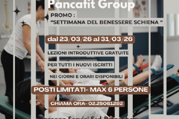 Settimana del benessere schiena: Prova Pancafit Group Gratuitamente!