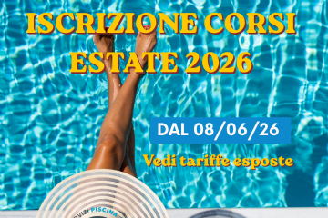 Estate 2026- Corsi Nuoto e Acqua Fitness