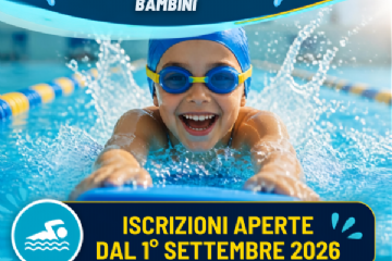 Nuove iscrizioni corsi bambini stagione 2026/2027