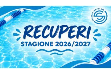 Recuperi stagione 2026/2027